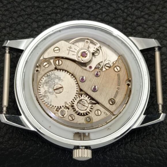 Vintage 1987 Fortis Manual Mens Silver Watch W/Nato Strap & Black accents - Picture 9 of 9